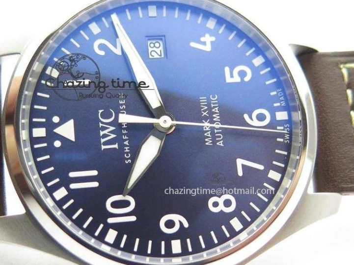 MIROTIME 0310 Mark XVIII Le Petit Prince IW327004 SS Mk Maker Best Edition Blue Dial On Brown Leather Strap A TimelessDesign 7296